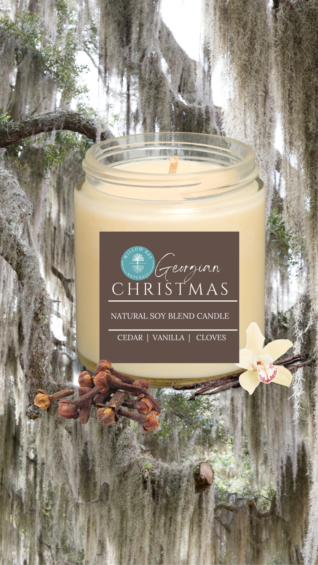 Georgian Christmas Candle