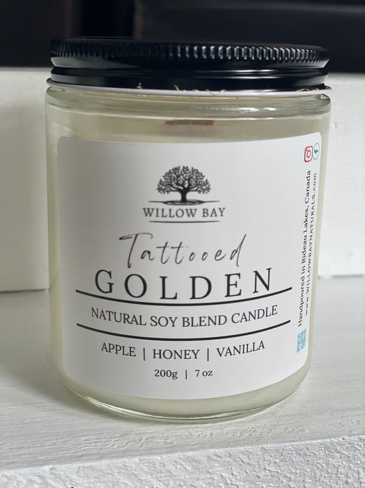 Tattooed Golden- 7oz candle