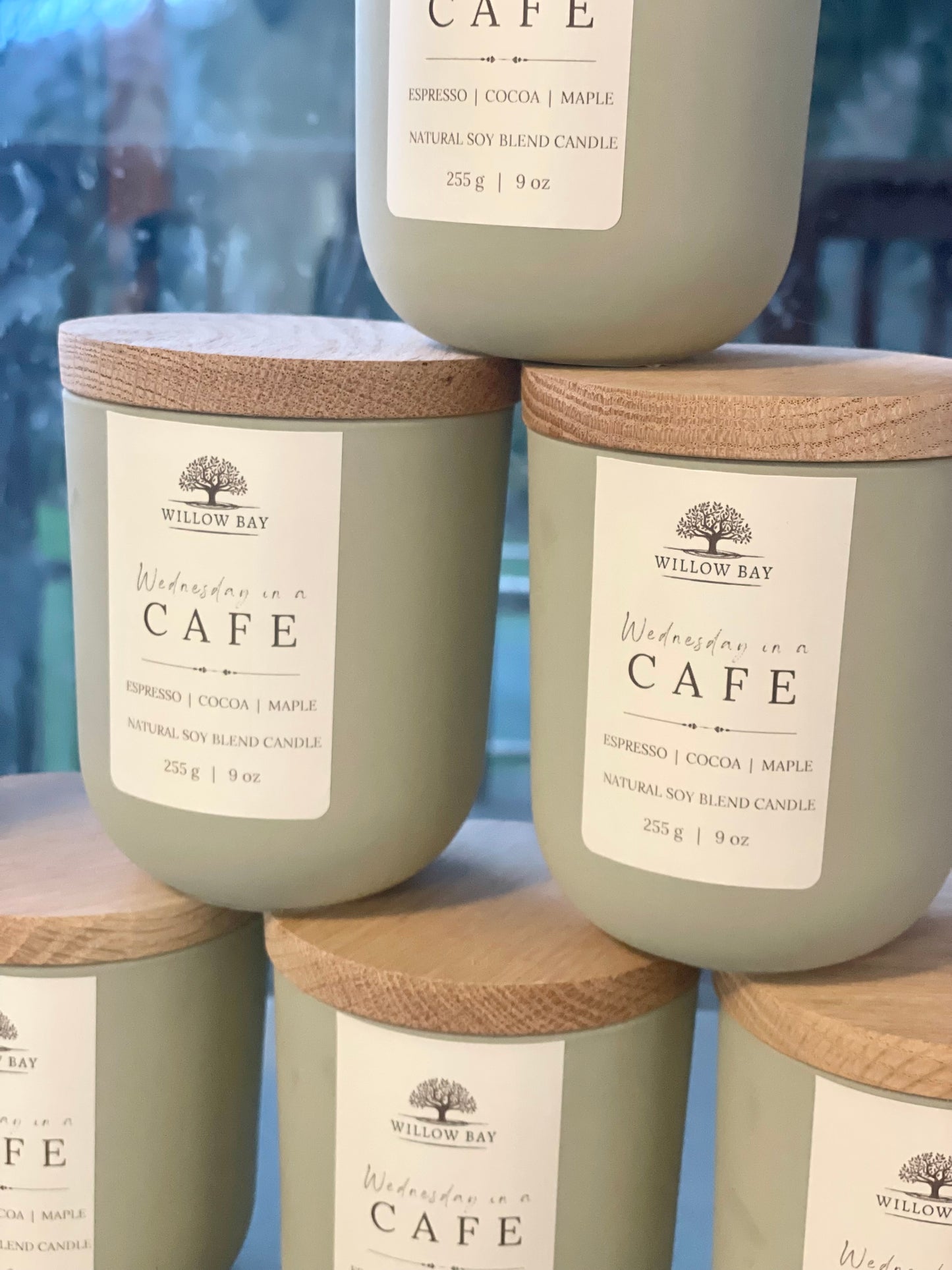 Wednesday in a cafe 9 oz Candle