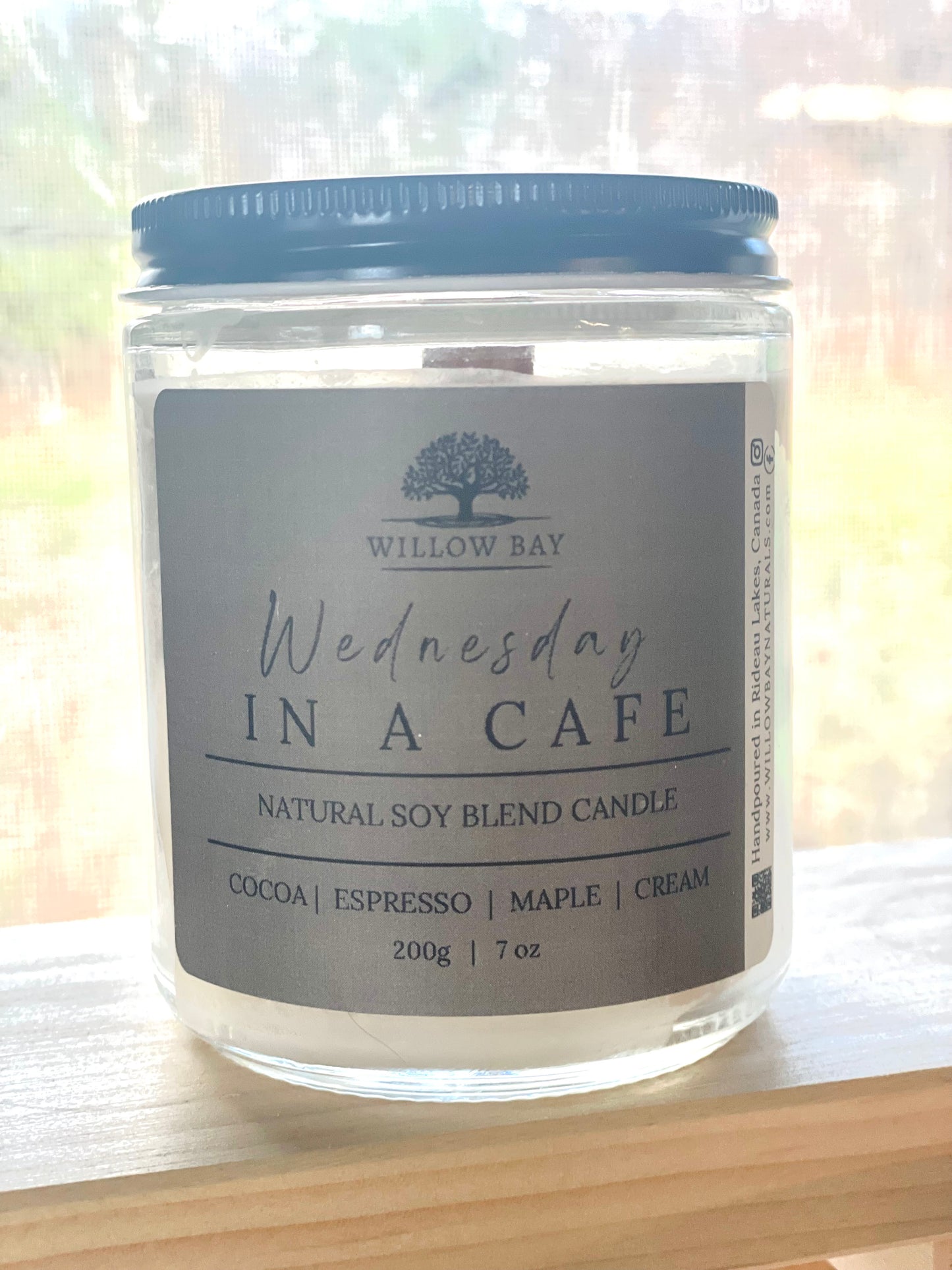 Wednesday in a cafe 7 oz Candle