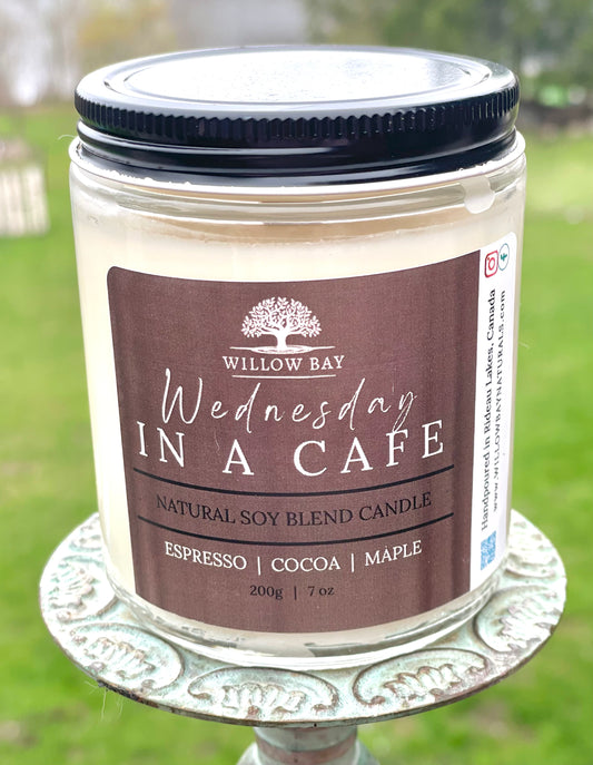 Wednesday in a cafe 7oz candle