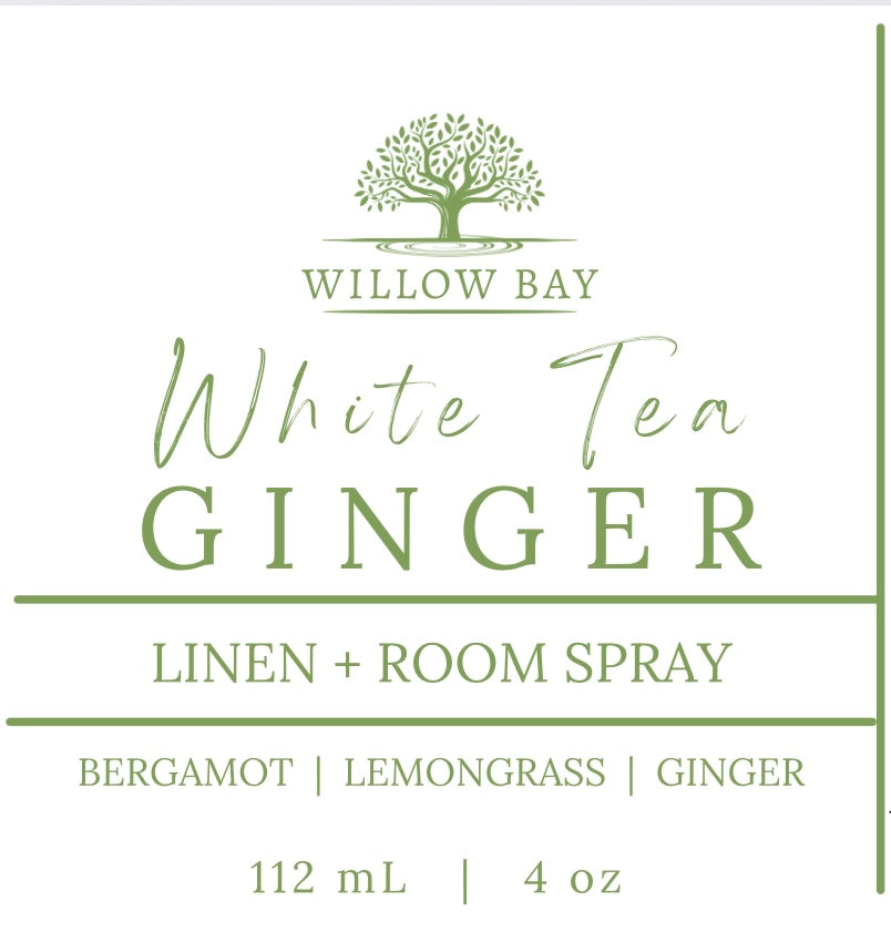 White Tea + Ginger Linen Spray